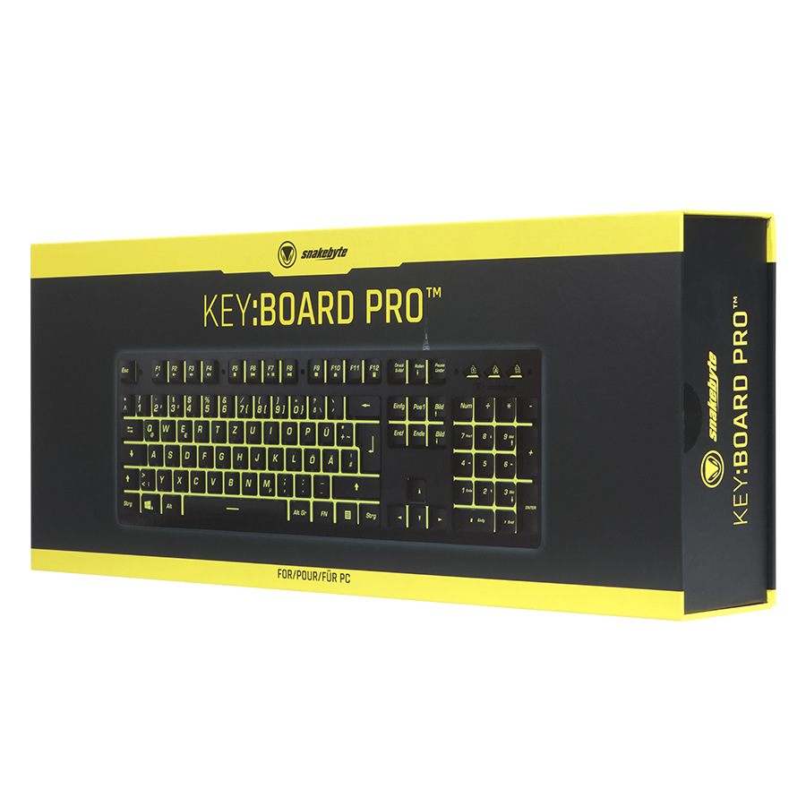 PC Gaming Tastatur Keyboard Pro snakebyte
