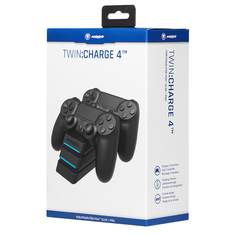 SONY PS4 Twin Charge 4 Ladegerät snakebyte