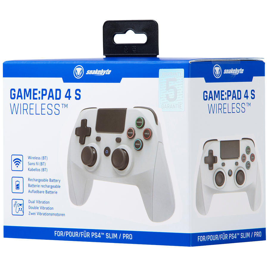 SONY PS4 GamePad Game Pad 4 S Grey Wireless Controller snakebyte