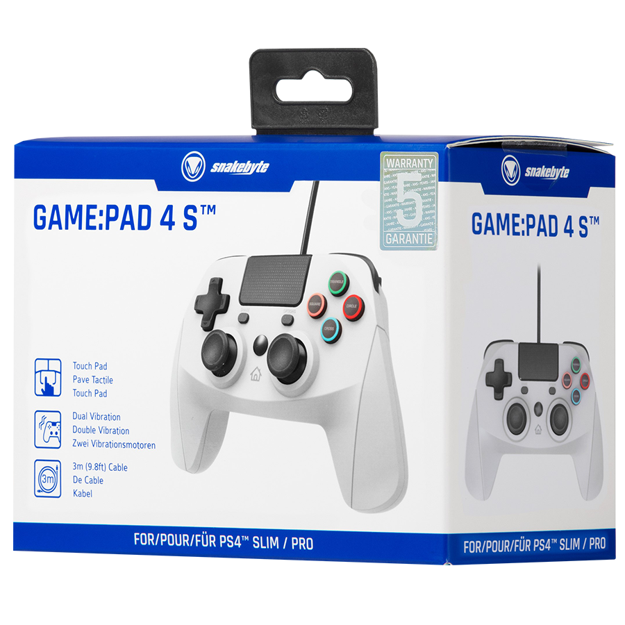 SONY PS4 GamePad Game Pad 4 S Grey Controller snakebyte